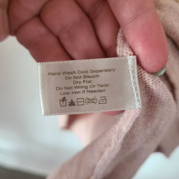 Boston Proper US Size XS Angora Blend Sequin Detail Boatneck 3/4 Sleeve Sweater - Picture 8 of 10